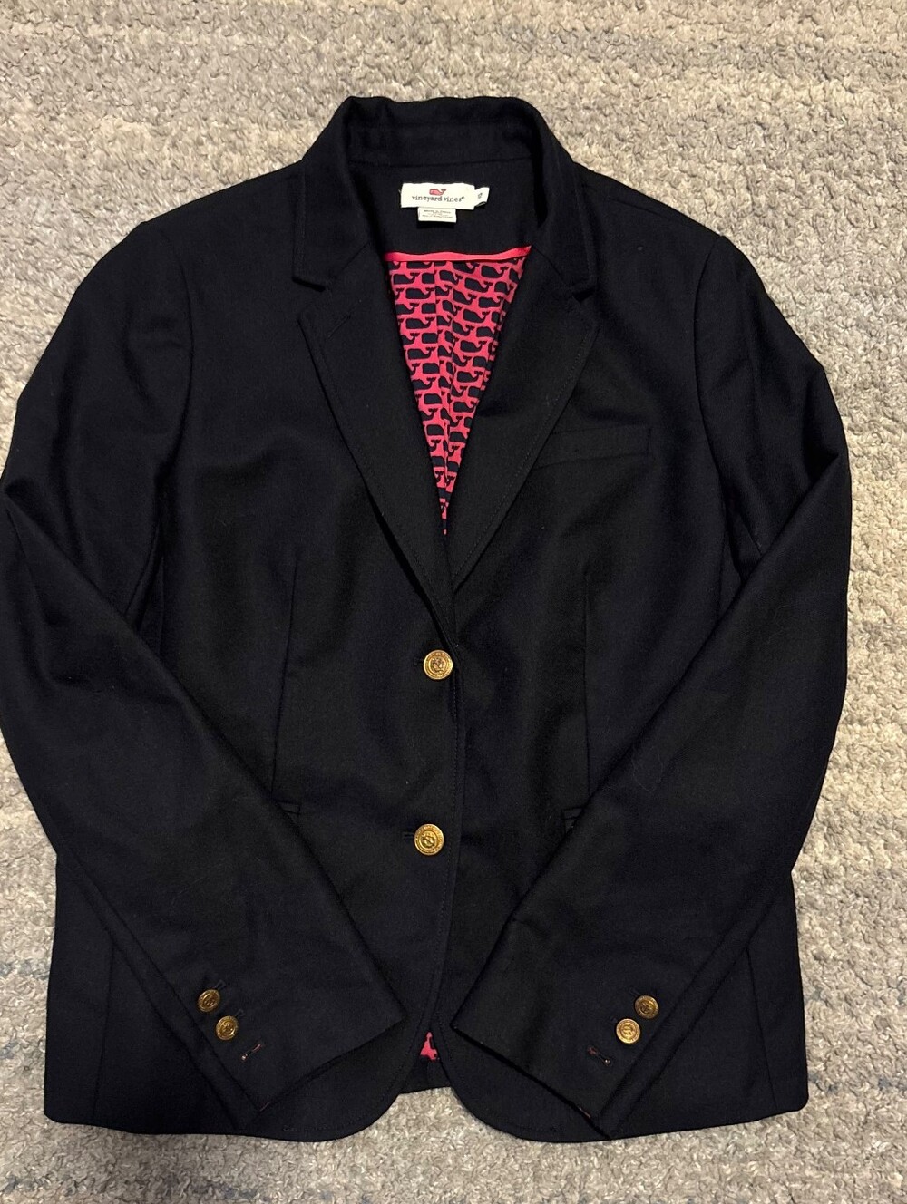 Vineyard Vines Collegiate Wool Blazer Size 12